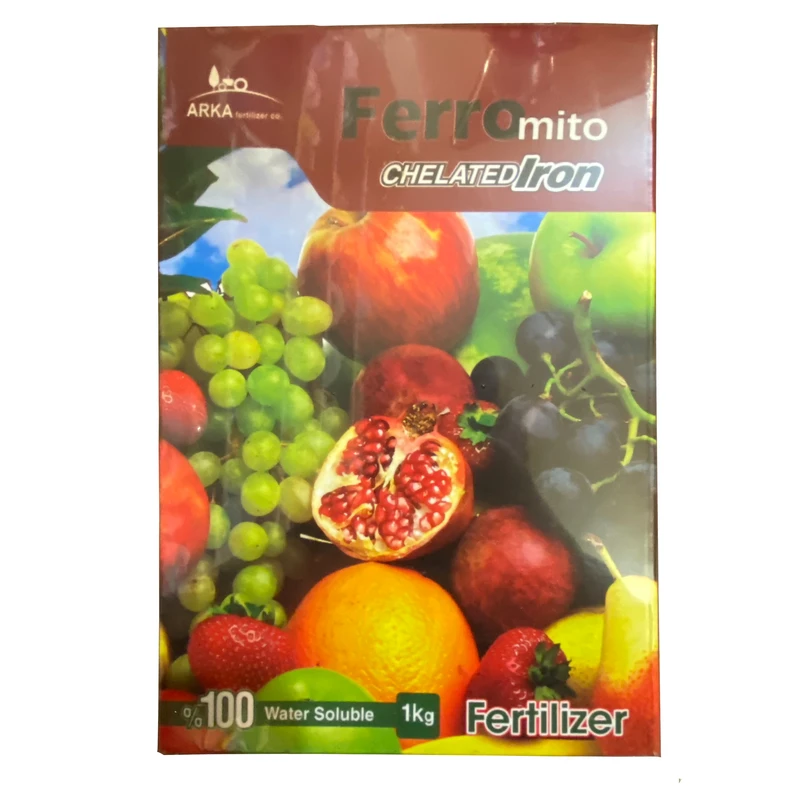 کود آهن فرومیتو مدل کلات آهن 6 درصد وزن 1 کیلوگرم