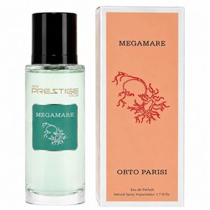 عطر جیبی نیو پرستیژ کالر مدل Megamare با رایحه خنک حجم 35 میلی‌لیتر