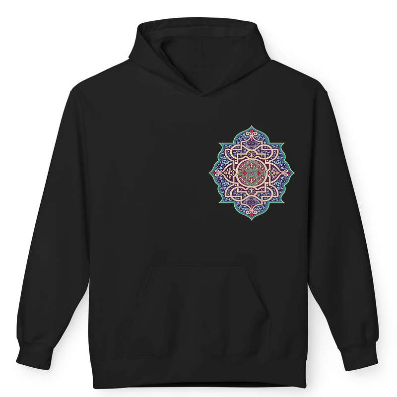 هودی مردانه پاد آفرین مدل فرش و گلیم و کاشی کد 88