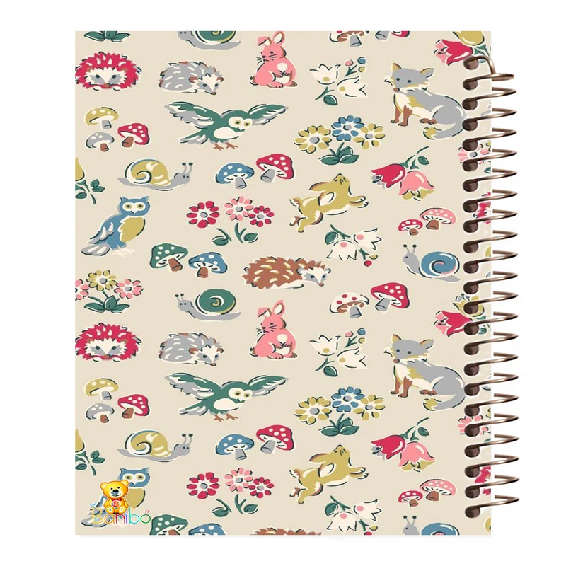 دفتر برنامه ریزی 60 برگ سیمی بانیبو مدل حیوانات کد 197