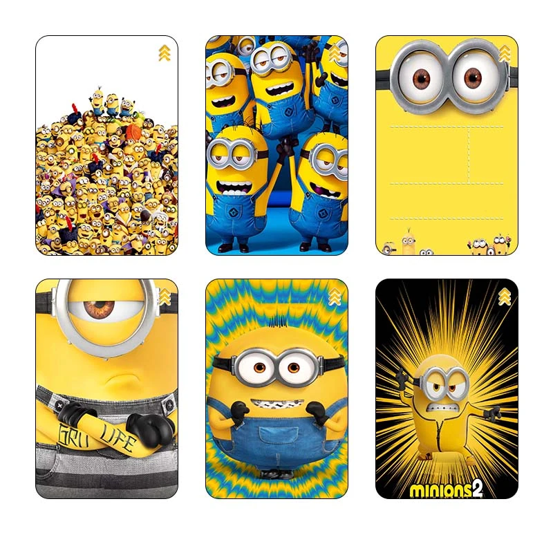 استيکر کارت کارنيکا طرح مینیون‌ها Minions کد 12046 مجموعه 6 عددی