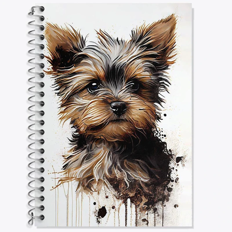 دفتر زبان 50 برگ خندالو مدل سه خط طرح سگ کد 28341