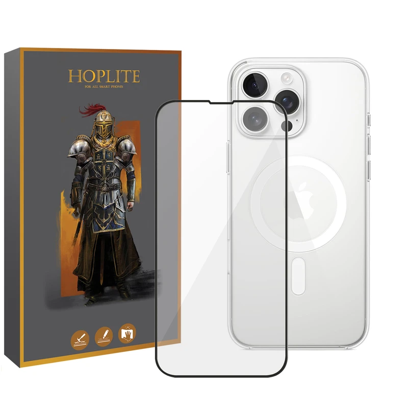 کاور هاپلایت مدل MagSafe Clear HL مناسب برای گوشی موبایل اپل iPhone 13 Pro Max به همراه محافظ صفحه نمایش