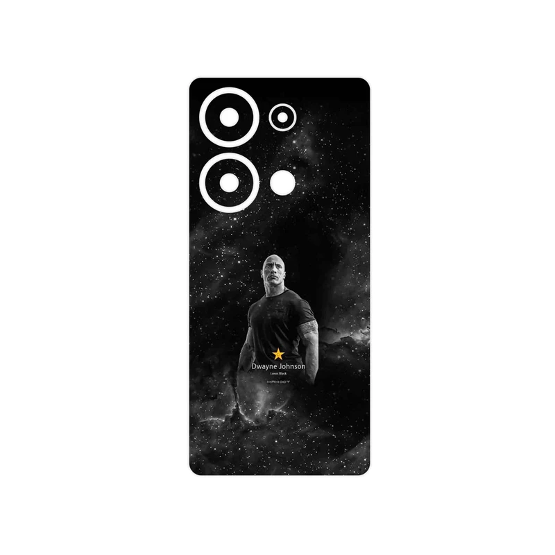برچسب پوششی ماهوت مدل Dwayne Johnson مناسب برای گوشی موبایل شیائومی Poco M6 Pro 4G