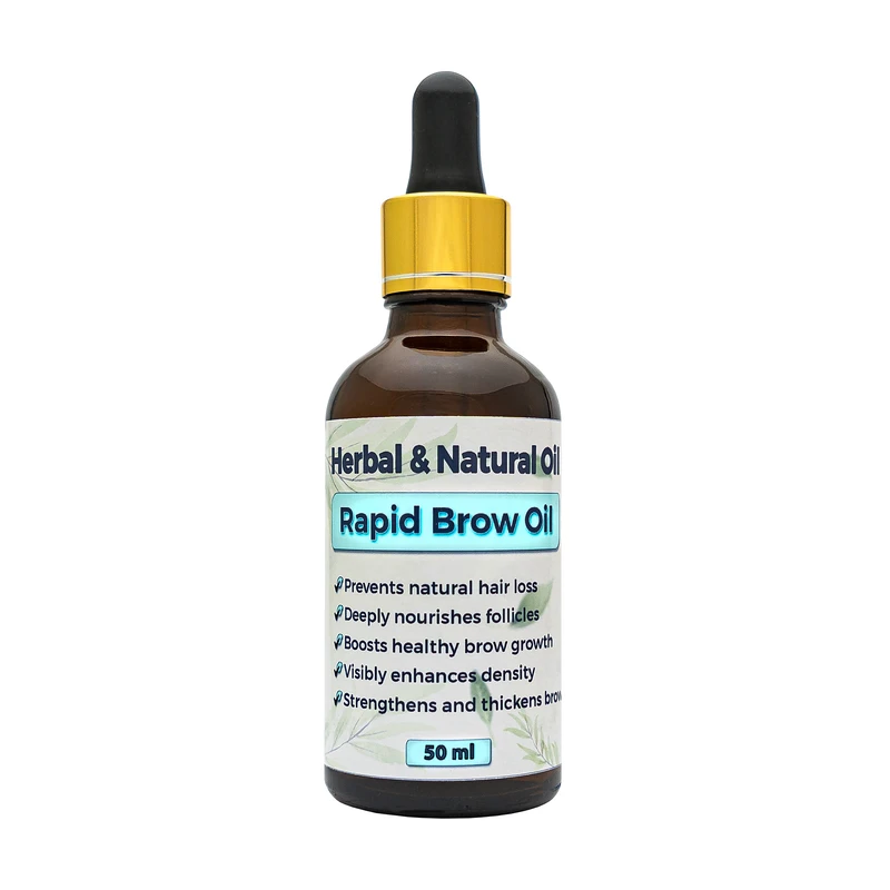 روغن رشد فوری ابرو هربال مدل 5 گیاه حجم 50 میلی لیتر