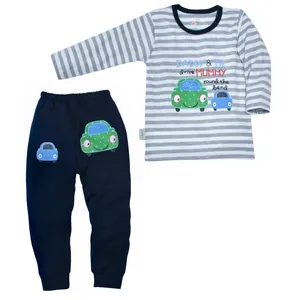 ست تی شرت و شلوار بچگانه سپیدپوش مدل ماشین