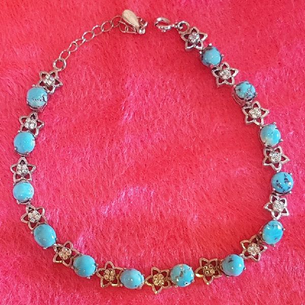 دستبند نقره زنانه مدل p100