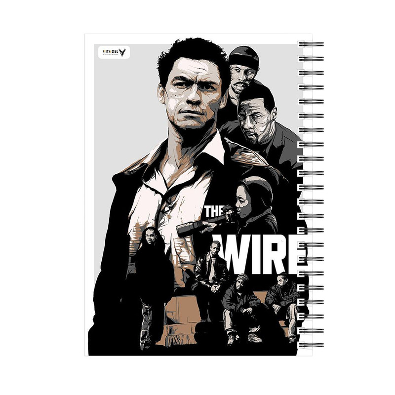 دفتر 120 برگ ویتادل طرح سیم مدل 6