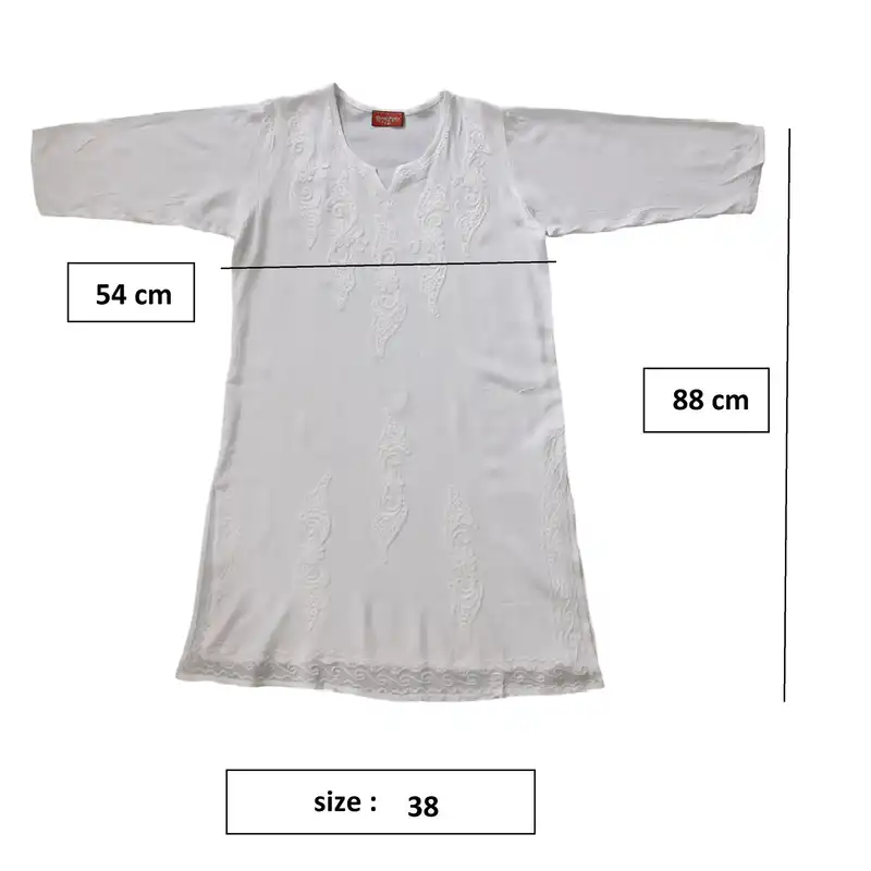 مانتو زنانه مدل هندی گل دوزی شده ریما