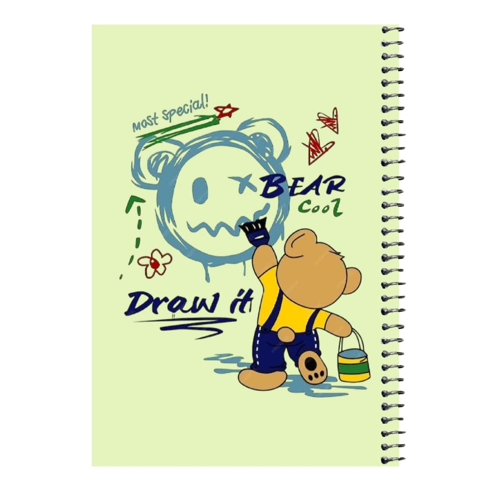 دفتر مشق 80 برگ اس جی مدل تدی نقاش