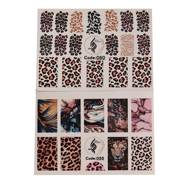 برچسب لنز ناخن رویاسنتر مدل 5560 مجموعه 2 عددی