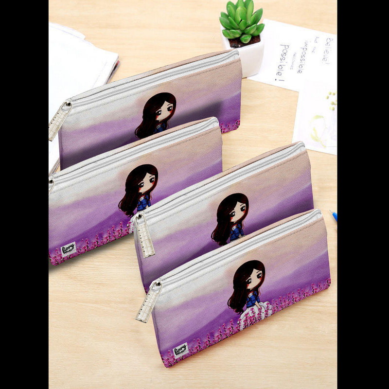 جامدادی مستر راد مدل دختر کیوت طرح عروسکی کد fiory 2054