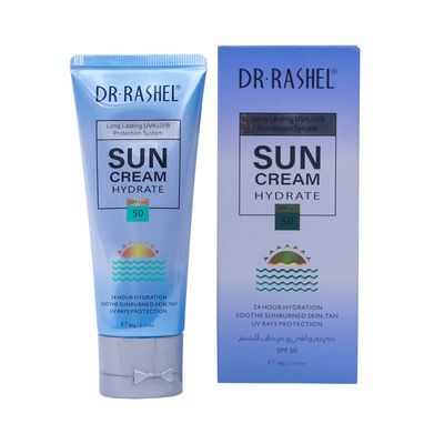 کرم ضد آفتاب دکتر راشل مدل HYDRATE وزن 60 گرم