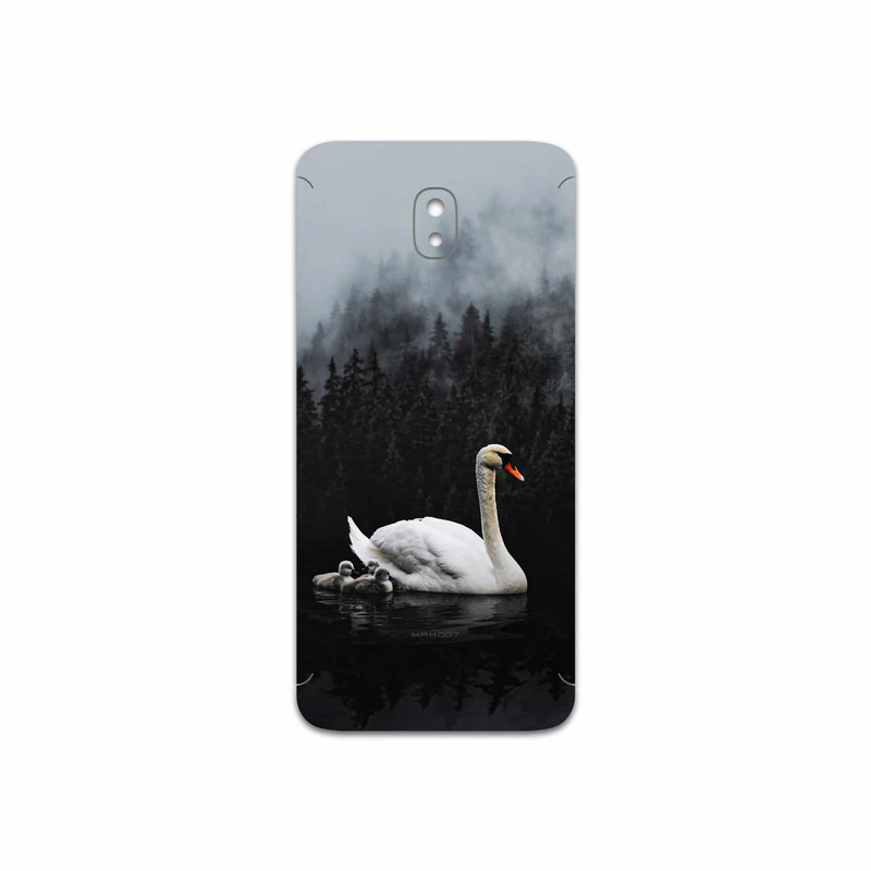 برچسب پوششی ماهوت مدل Swan Lake مناسب برای گوشی موبایل سامسونگ Galaxy J7 Pro