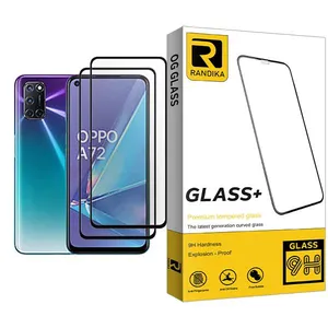 Randika Randika Glass MIX002 Screen Protector For Oppo A72 Pack Of 2