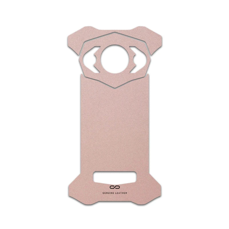 برچسب پوششی ماهوت مدل Rose-Gold-Leather مناسب برای گوشی موبایل دوجی S98 Pro