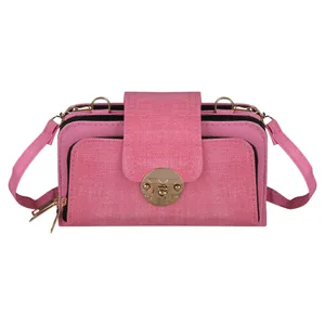 کیف رودوشی دخترانه مدل سه زیپ طرح M150