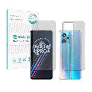 Rockspace HyMTT model Matte screen protector suitable for Realme 9 Pro Plus mobile phone along with the back of the phone