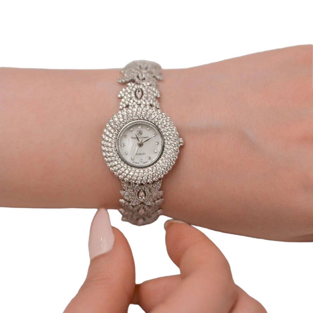 ساعت مچی عقربه ای زنانه رویال کرون مدل RZZDEH-085 ساچ - - 10