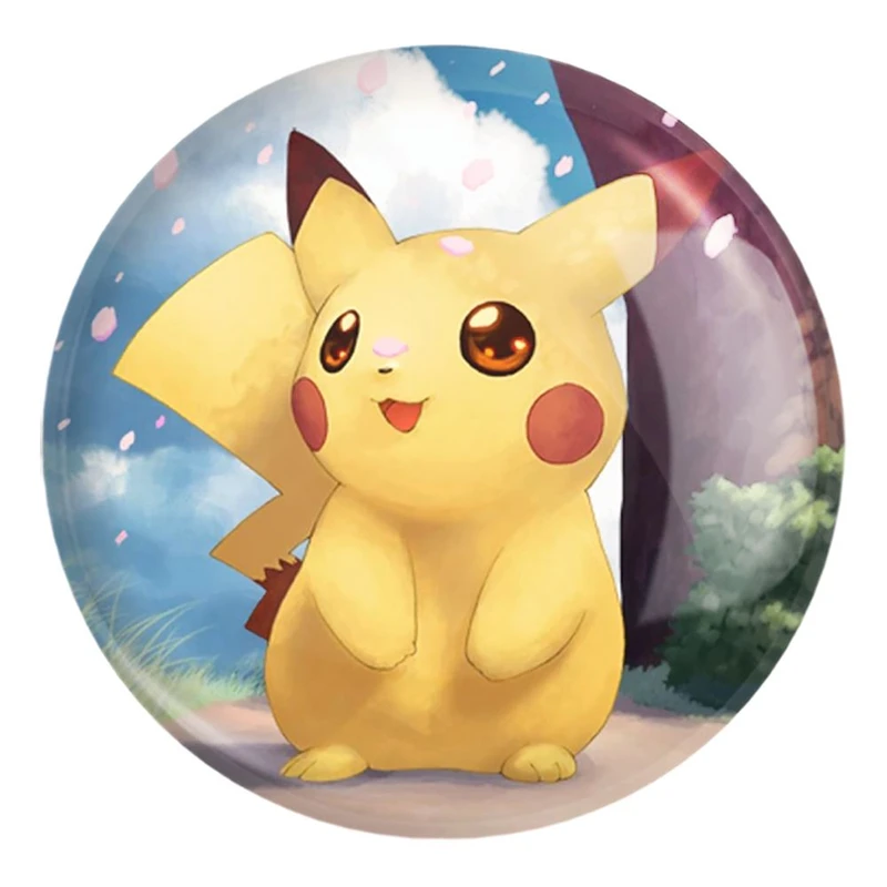 پیکسل خندالو طرح پیکاچو انیمه پوکمون کد 17367 مدل بزرگ