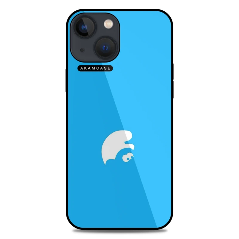کاور آکام مدل AMC-WA13M-SMURFS-20 مناسب برای گوشی موبایل اپل iPhone 13 Mini