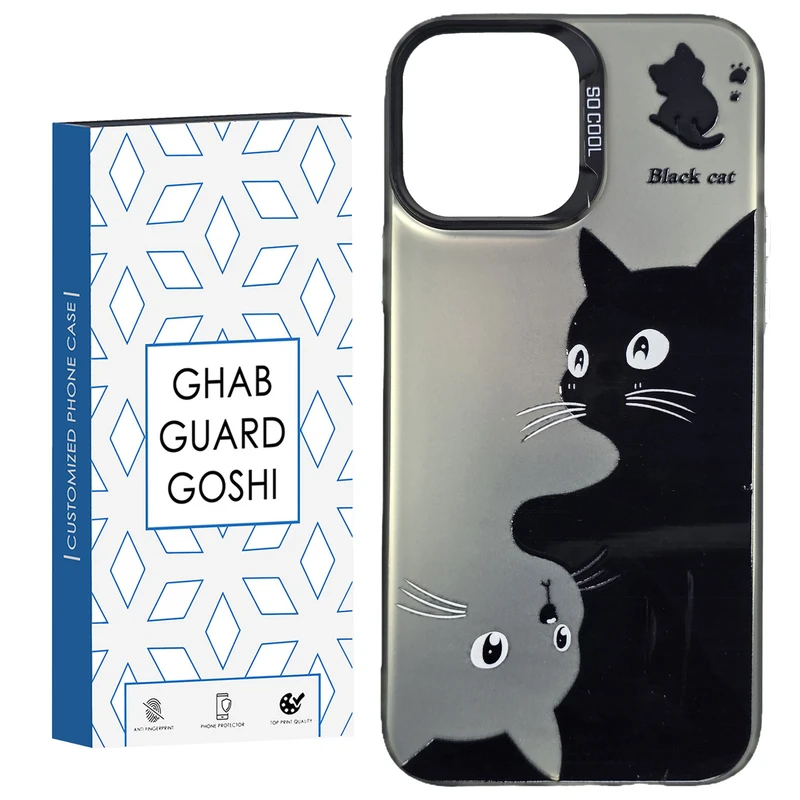     کاور قاب گارد گوشی طرح  Socool-black cat مناسب برای گوشی موبایل اپل IPHONE 12/12 PRO  