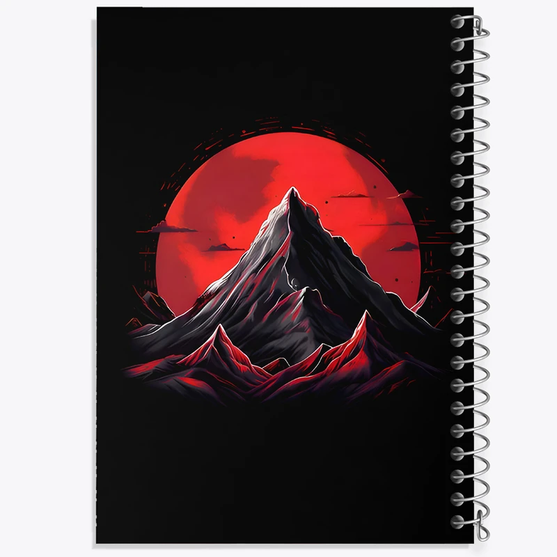 دفتر نقاشی 50 برگ خندالو طرح کوه کد N5965