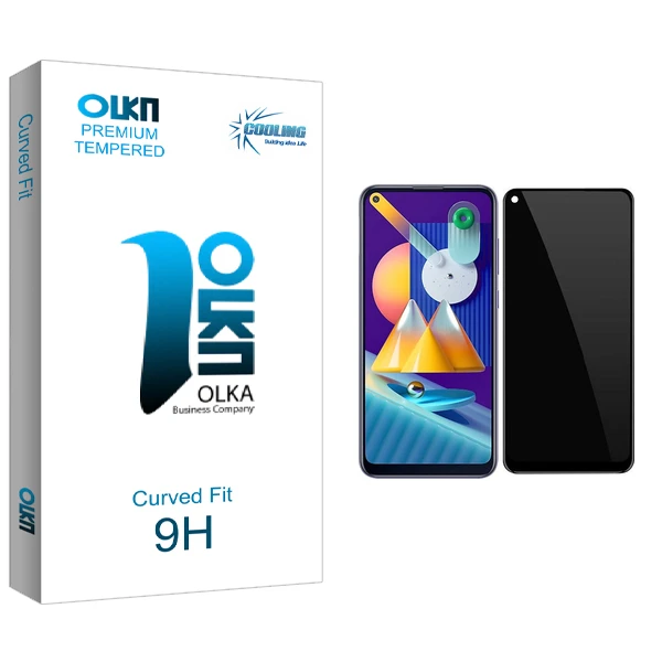 محافظ صفحه نمایش سرامیکی حریم شخصی کولینگ مدل Olka Pro مناسب برای گوشی موبایل سامسونگ Galaxy M11