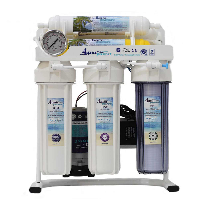 دستگاه تصفیه کننده آب آکوا پیورست مدل RO-NSF 6600 به همراه فیلتر تصفیه آب بسته 6 عددی