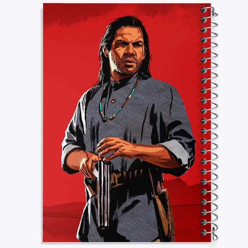 دفتر مشق 100 برگ خندالو طرح بازی رد دد (Read dead) کد F737