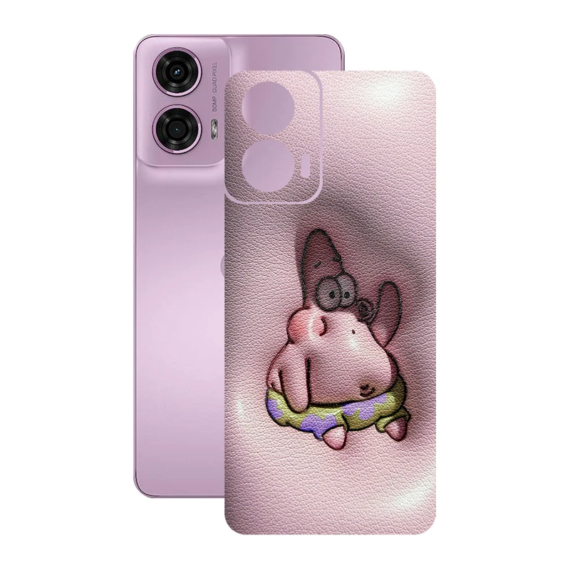 برچسب پوششی ریمکس مدل Leth طرح پاتریک مناسب برای گوشی موبایل موتورولا Moto G24