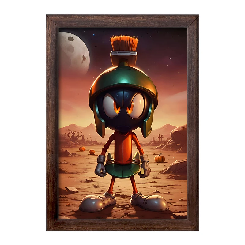 تابلو خندالو طرح ماروین مریخی (Marvin the Martian) کد F8165
