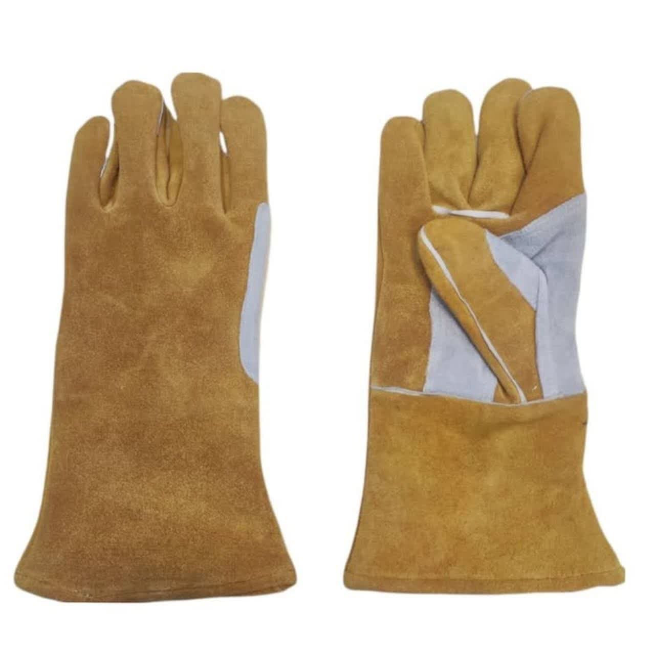 دستکش ایمنی مدل نسوز چرم کد IAM190