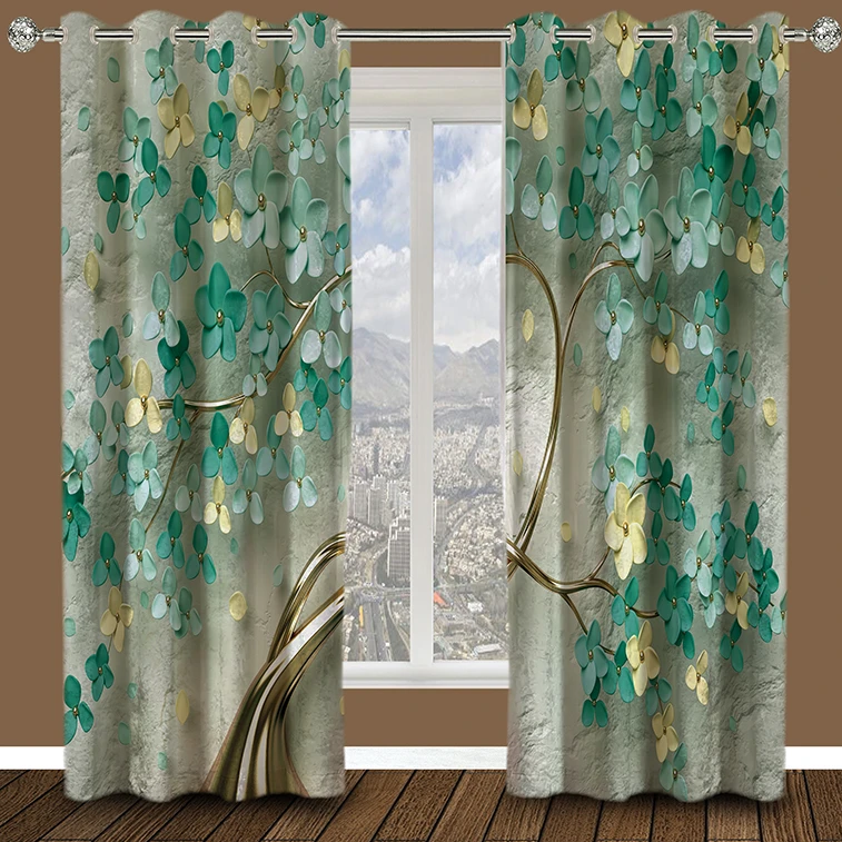 پرده هازان مدل HZD231 سایز 280×140 سانتی متر