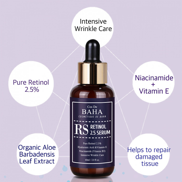 سرم ضد چروک کاز دی باها مدل RETINOL 2.5 حجم 60 میلی لیتر سرم ضد چروک کاز دی باها مدل RETINOL 2.5 حجم 60 میلی لیتر