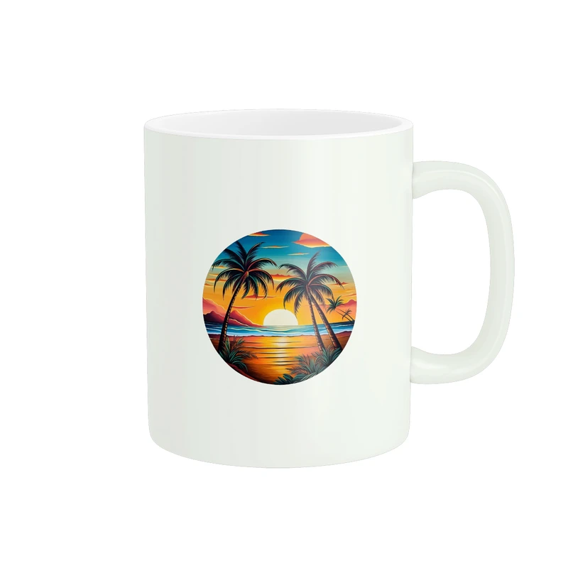 ماگ پاد آفرین طرح منظره دریا کد 287