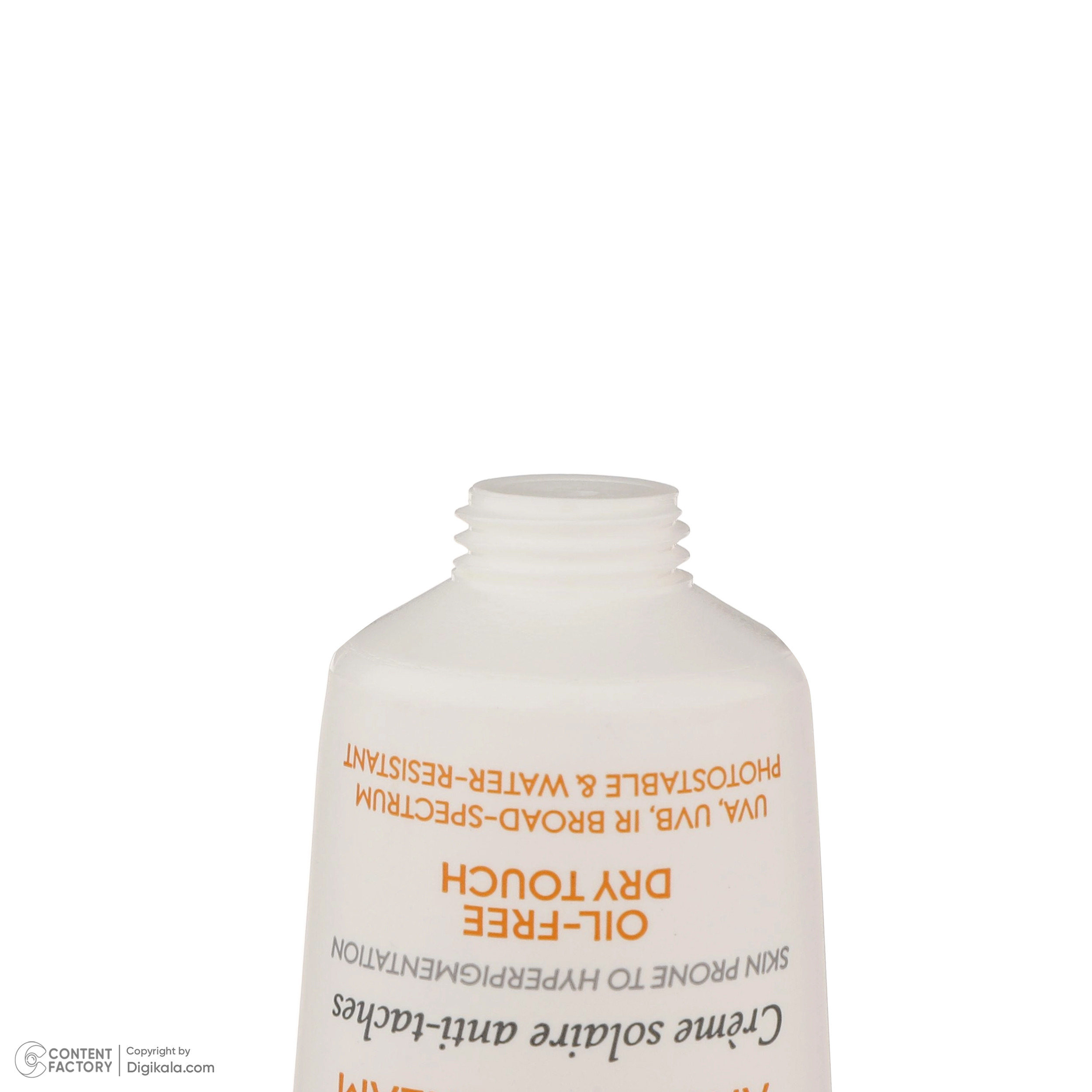 کرم ضد آفتاب بدون رنگ درماتیپیک SPF50 مدل Anti spot محافظ UVA ،UVB، ضد آب، روشن‌کننده، ضد لک، مناسب انواع پوست حجم 40 میلی‌لیتر