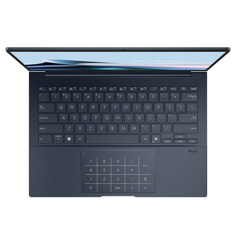 لپ تاپ 14 اینچی ایسوس مدل Zenbook 14 UX3405CA-Core Ultra 9 285H-32GB LPDDR5X-2TB SSD-OLED Touch 3K 120Hz-Backlit-W - کاستوم شده