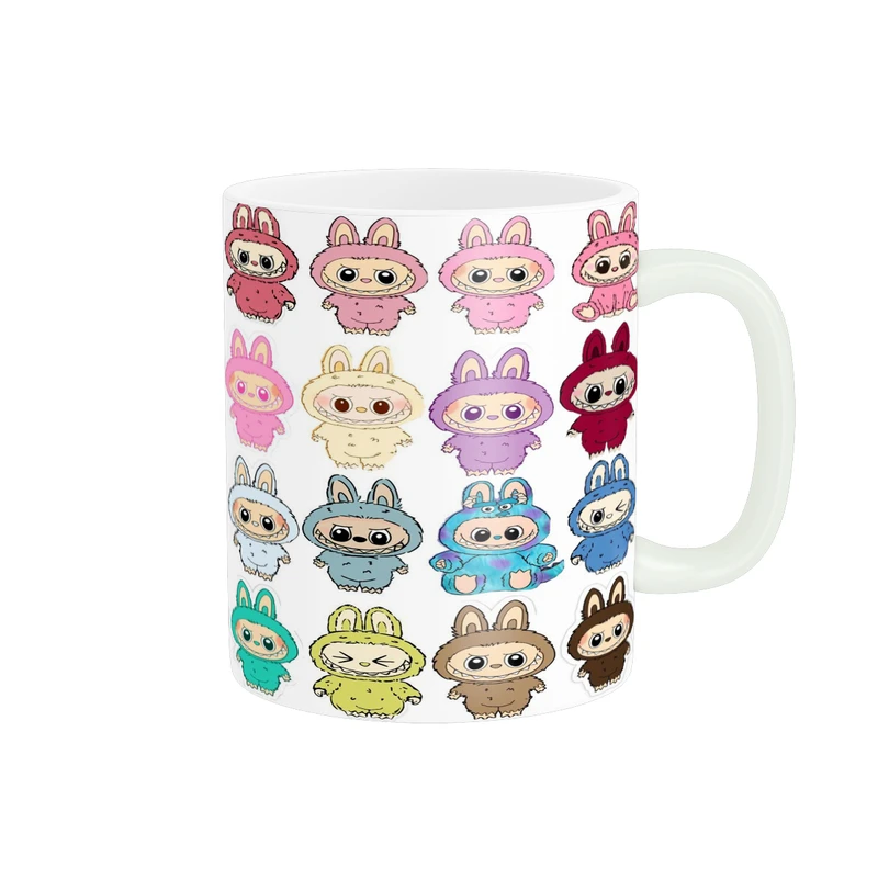 ماگ پاد آفرین مدل فانتزی طرح عروسک لبوبو ترند کد p10897