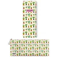 دفترچه یادداشت مستر راد مدل to do list طرح کاکتوس کد fiory 2104 به همراه جا مدادی