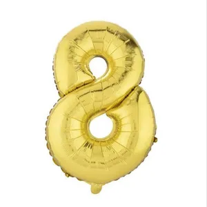 بادکنک فویلی طرح عدد 8