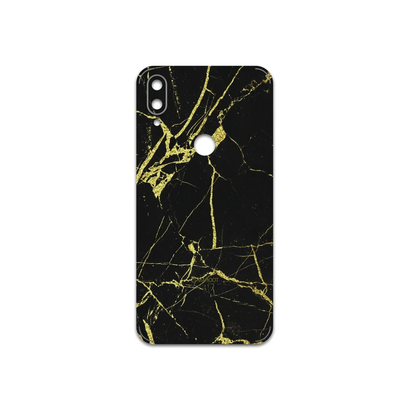 برچسب پوششی ماهوت مدل Graphite-Gold-Marble مناسب برای گوشی موبایل شیائومی Mi Play