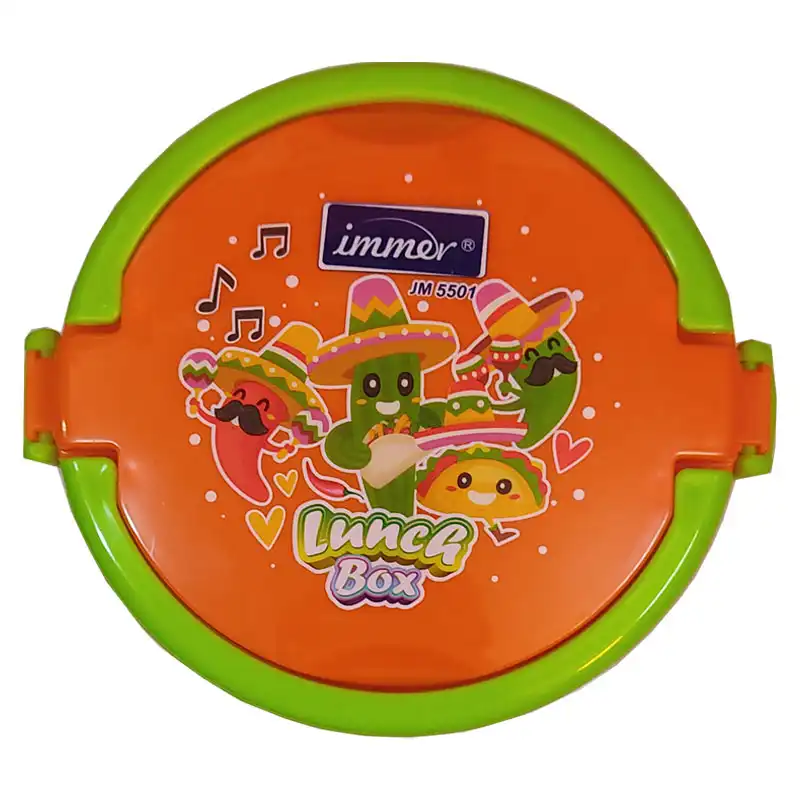 ظرف غذای کودک ایمر طرح ساندویج خورها کد JM5501 مجموعه 4 عددی