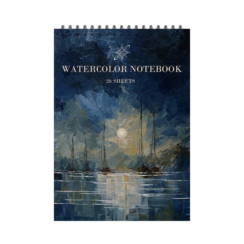 دفتر نقاشی 20 برگ ستاره خونه مدل قایق کد a4