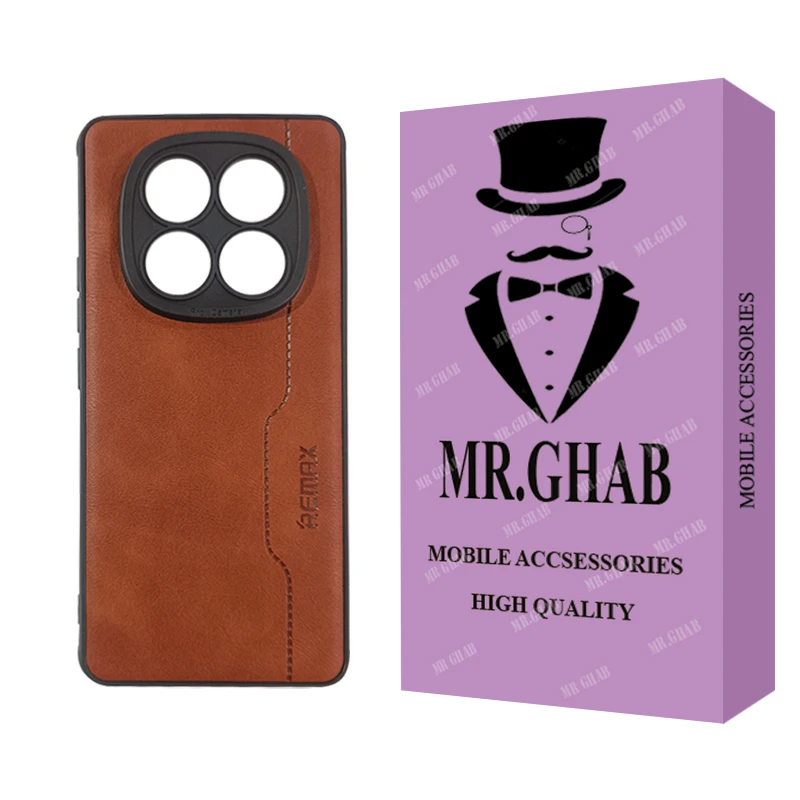 کاور مستر قاب مدل چرم مناسب برای گوشی موبایل شیائومی شیائومی Redmi Note 14 Pro 4G / 5G / Poco X7