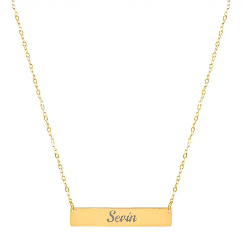 گردنبند طلا 18 عیار زنانه لیردا مدل سوین