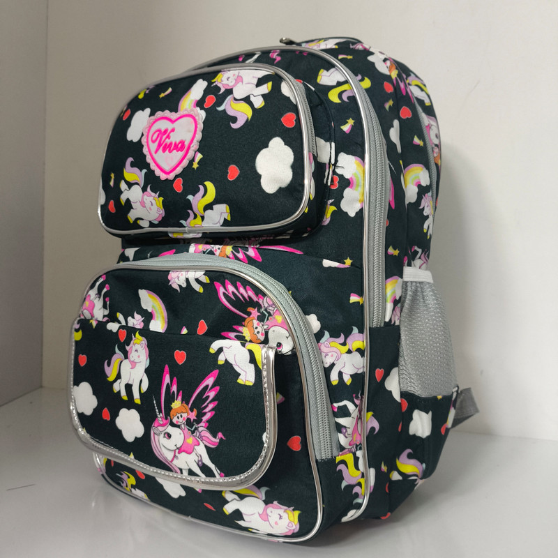 کوله پشتی مدرسه ویوا مدل اسب تک شاخ کد Asb_m_j