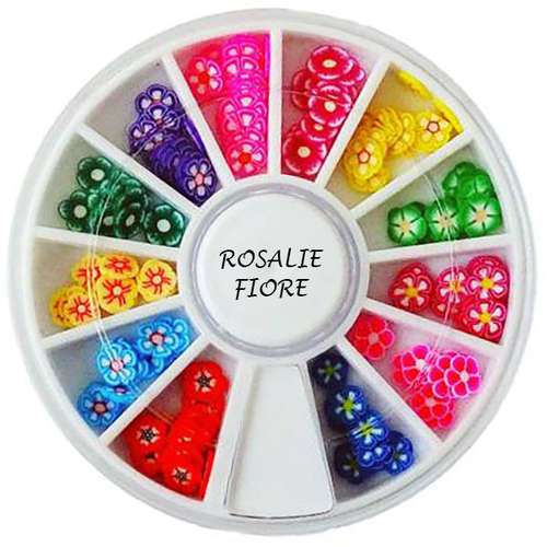 تزیین ناخن رزالی فیوره طرح گل