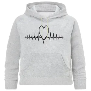 هودی دخترانه مدل M 194 ضربان قلب