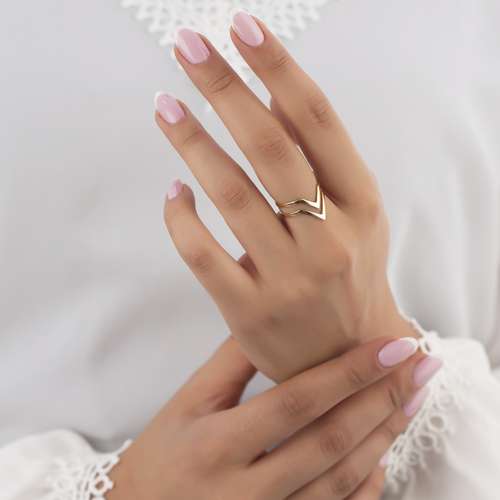 انگشتر طلا 18 عیار زنانه مایا ماهک مدل MR0619